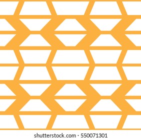 Vector illustration of yellow colorful fabric pattern