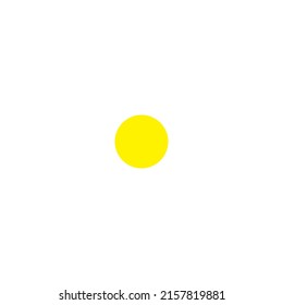 VECTOR ILLUSTRATION OF YELLOW DOT