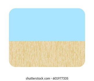  Vector illustration: yellow field background.