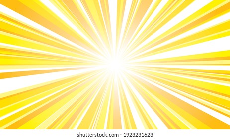 vector illustration of yellow flash with gradation