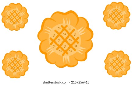 Vektorgrafik, gelbe Blume oder Sonnenblume, als Hintergrund oder Banner-Bild. flaches Design. Flügeldesign. Flachbild. Bannerdesign. Gelbe Blume oder Sonnenblume Symbol. 