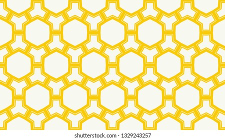 Vector illustration yellow geometric abstract background