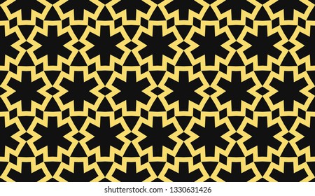 Vector illustration yellow geometric abstract background
