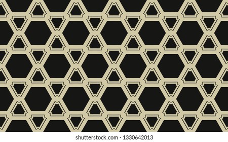 Vector illustration yellow geometric abstract background