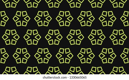 Vector illustration yellow geometric abstract background