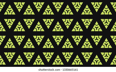 Vector illustration yellow geometric abstract background