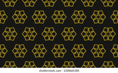 Vector illustration yellow geometric abstract background