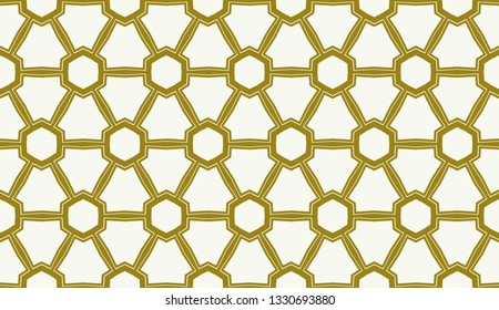 Vector illustration yellow geometric abstract background