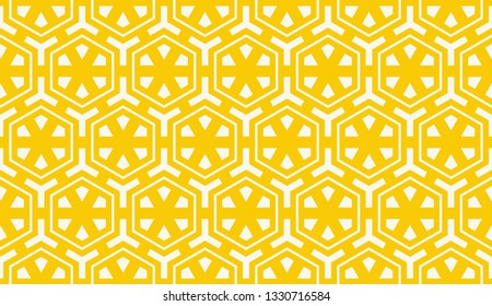 Vector illustration yellow geometric abstract background