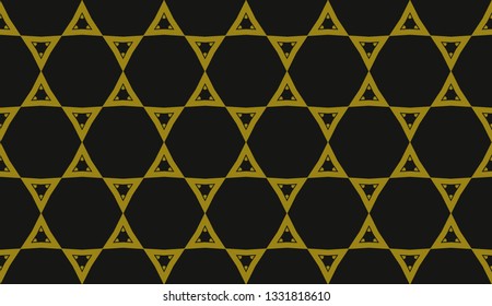 Vector illustration yellow geometric abstract background