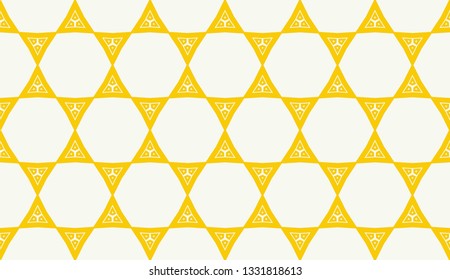 Vector illustration yellow geometric abstract background