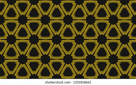 Vector illustration yellow geometric abstract background