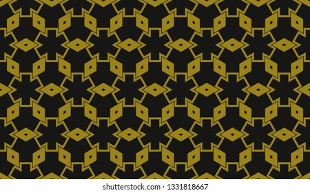 Vector illustration yellow geometric abstract background