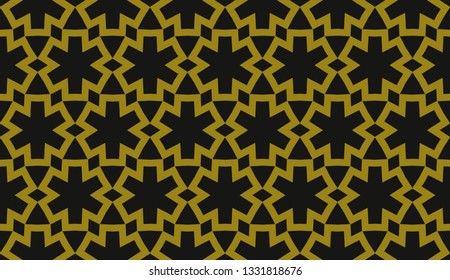 Vector illustration yellow geometric abstract background