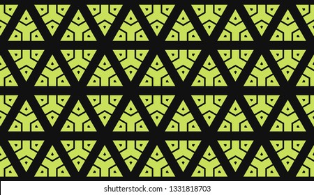Vector illustration yellow geometric abstract background