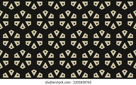 Vector illustration yellow geometric abstract background