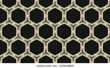 Vector illustration yellow geometric abstract background
