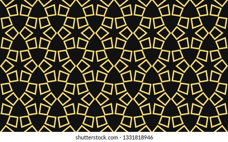 Vector illustration yellow geometric abstract background