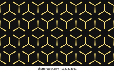 Vector illustration yellow geometric abstract background