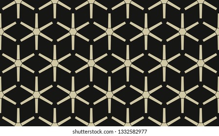 Vector illustration yellow geometric abstract background