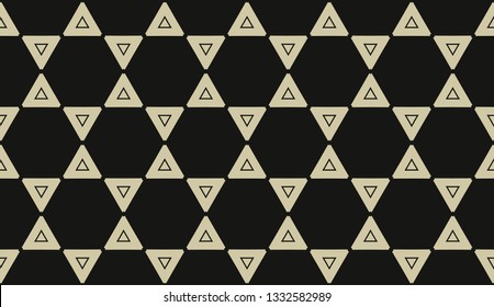 Vector illustration yellow geometric abstract background