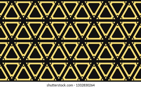 Vector illustration yellow geometric abstract background