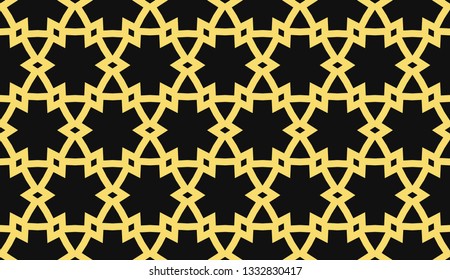 Vector illustration yellow geometric abstract background