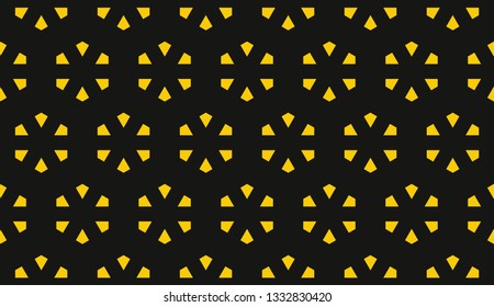 Vector illustration yellow geometric abstract background