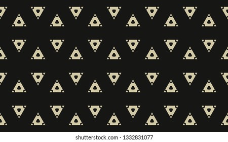 Vector illustration yellow geometric abstract background