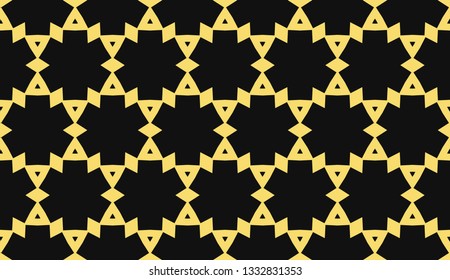 Vector illustration yellow geometric abstract background