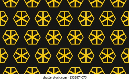 Vector illustration yellow geometric abstract background