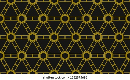 Vector illustration yellow geometric abstract background