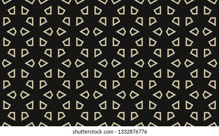 Vector illustration yellow geometric abstract background