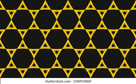 Vector illustration yellow geometric abstract background