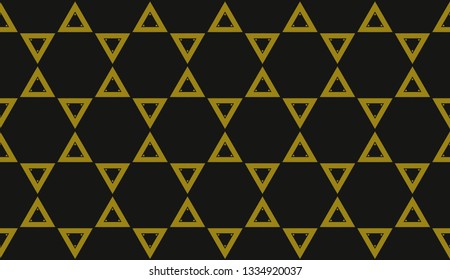 Vector illustration yellow geometric abstract background