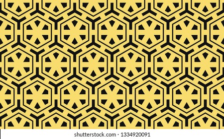 Vector illustration yellow geometric abstract background