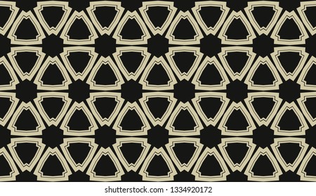 Vector illustration yellow geometric abstract background