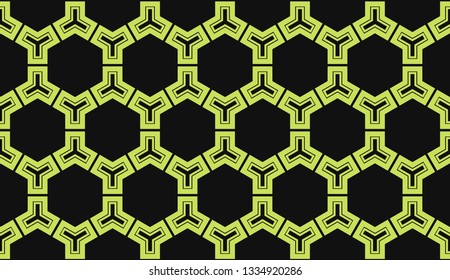 Vector illustration yellow geometric abstract background
