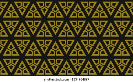 Vector illustration yellow geometric abstract background