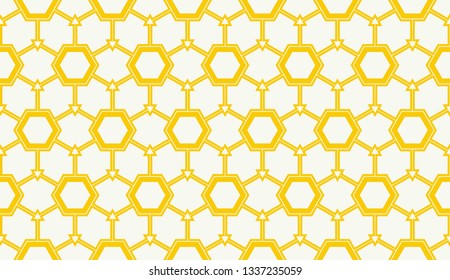 Vector illustration yellow geometric abstract background