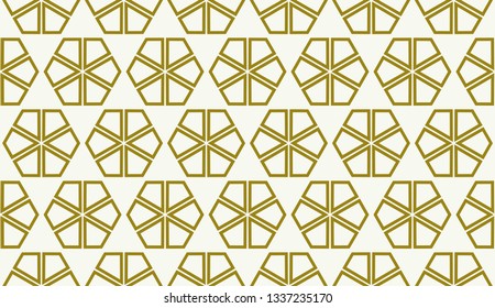 Vector illustration yellow geometric abstract background