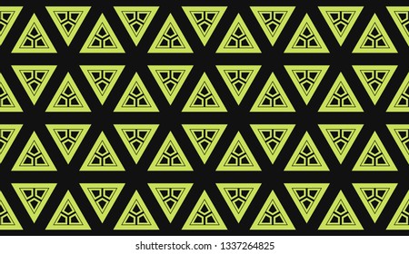 Vector illustration yellow geometric abstract background