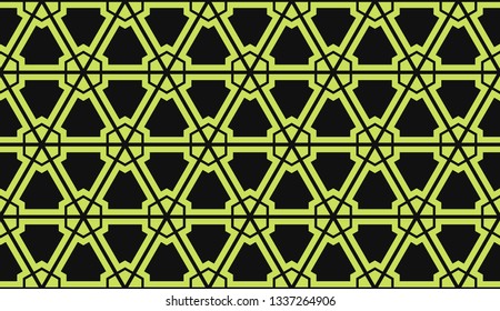 Vector illustration yellow geometric abstract background