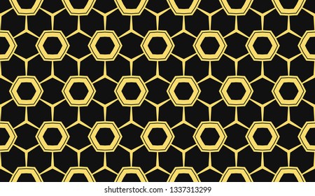 Vector illustration yellow geometric abstract background
