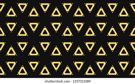 Vector illustration yellow geometric abstract background