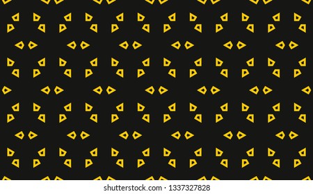 Vector illustration yellow geometric abstract background