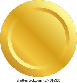 Vector Illustration of Yellow Plate  Icon
