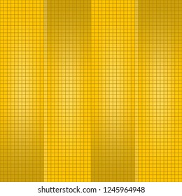 Vector illustration of a yellow mosaic