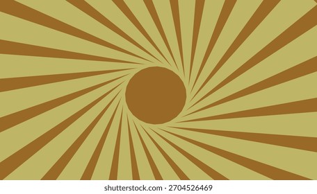 Plantilla de diseño de fondo de rayos de sol naranja amarillo Ilustración vectorial. fondo abstracto con luz de explosión de sol
