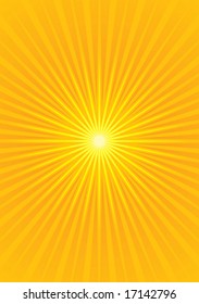 Vektorgrafik eines Gelben Starbursts